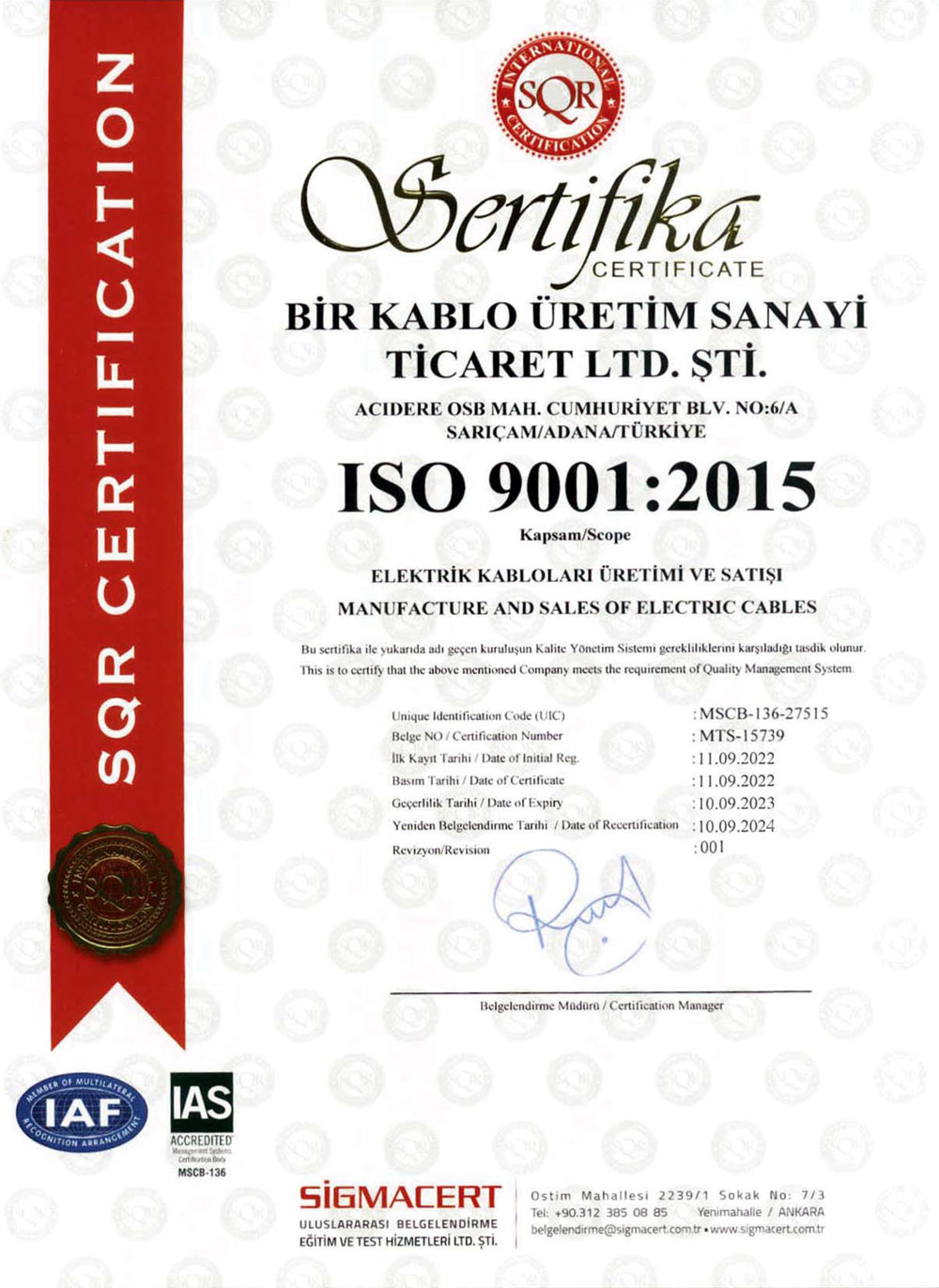 ISO 9001